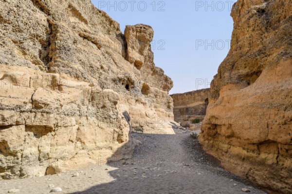 Rocky gorge seen in Namibia