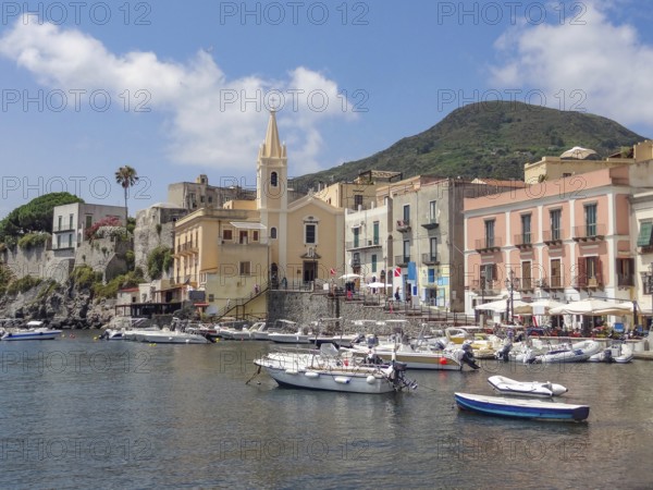 Lipari located at a island named Lipari, the largest of the Aeolian Islands in the Tyrrhenian Sea near Sicily in Italy