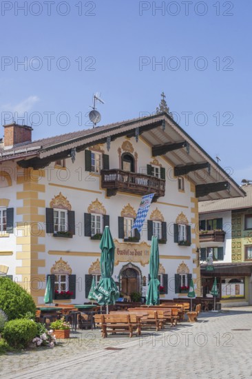 Gasthof Hotel Zur Post, Törwang, Samerberg, Chiemgau, Upper Bavaria, Bavaria, Germany