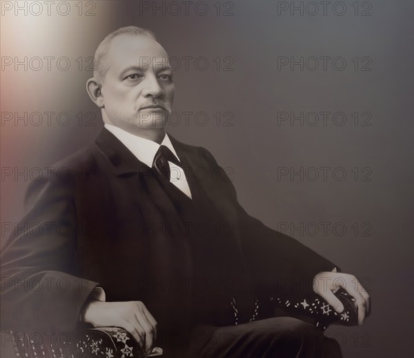 August Thyssen, 1842 – 1926, German industrialist, founder and controlling shareholder of Thyssen & Co, digitally edited