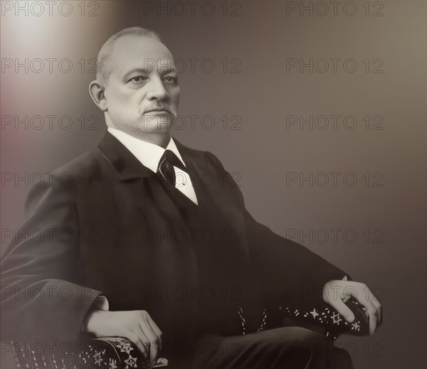 August Thyssen, 1842 – 1926, German industrialist, founder and controlling shareholder of Thyssen & Co, digitally edited
