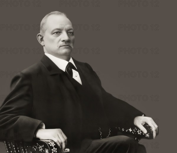 August Thyssen, 1842 – 1926, German industrialist, founder and controlling shareholder of Thyssen & Co, digitally edited