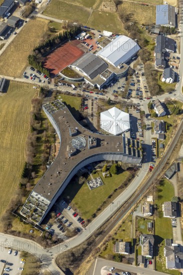 Aerial view, Sauerland Stern Hotel in Willingen in Hesse. Willingen (Upland), district Waldeck-Frankenberg in Hesse, Hesse, Germany, Willingen (Upland), DEU, Europe, birds-eyes view, aerial photography, aerial photography, overview, overview, bird's eye view