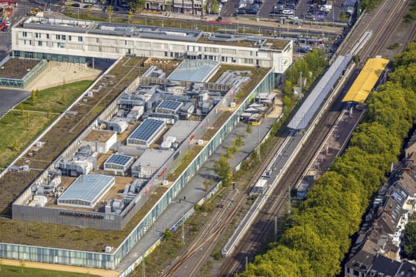 Aerial view, Düsseldorf Arcaden shopping centre, Unterbilk, Düsseldorf, Ruhr area, North Rhine-Westphalia, Germany, DE, Europe, aerial view, aerial photography, aerial photography, overview, bird's-eye view, overview