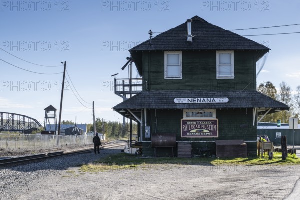 Railroad Museum, Nenana, Alaska, USA