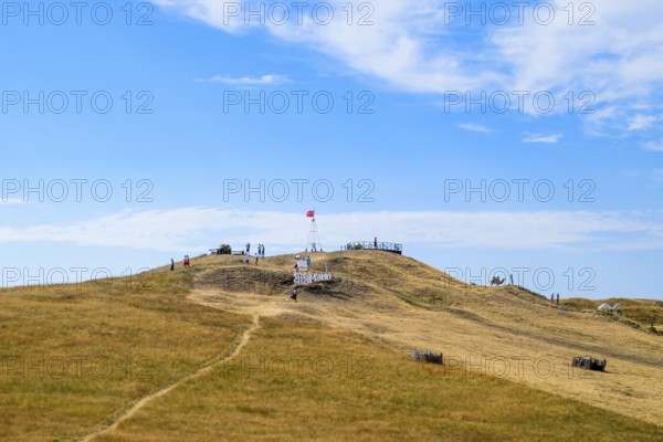 The landscape at the Cossack village, a museum Ataman. Taman, Krasnodar Krai, Russia