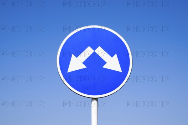 The sign of the crossing. Road signs. Krasnodar, Russia
