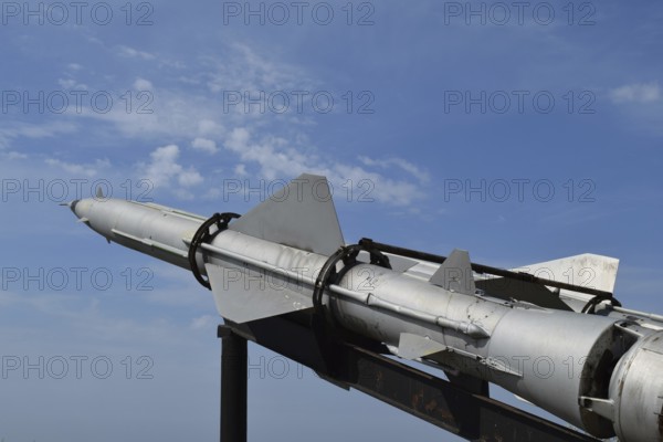 Air defense missiles. Museum of weapons and equipment. Taman, Krasnodar Krai, Russia