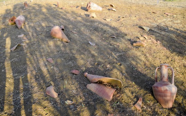Archaeological excavations. Taman, Krasnodar Krai, Russia