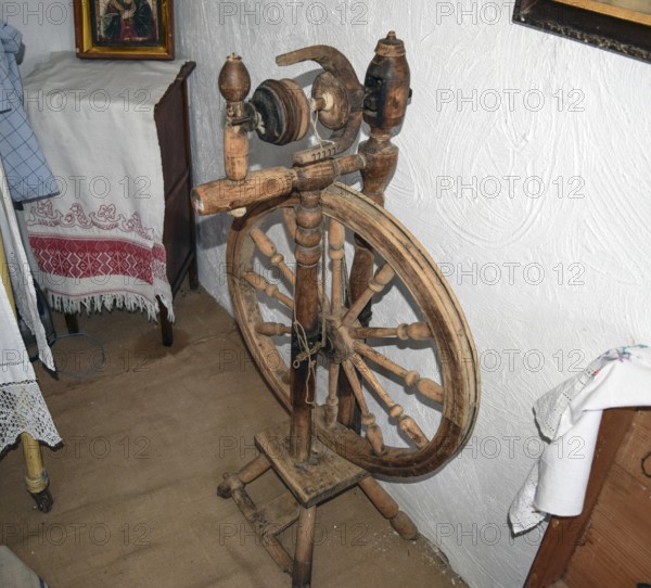 Ancient distaff of the beginning of the 20th eyelid. Taman, Krasnodar Krai, Russia