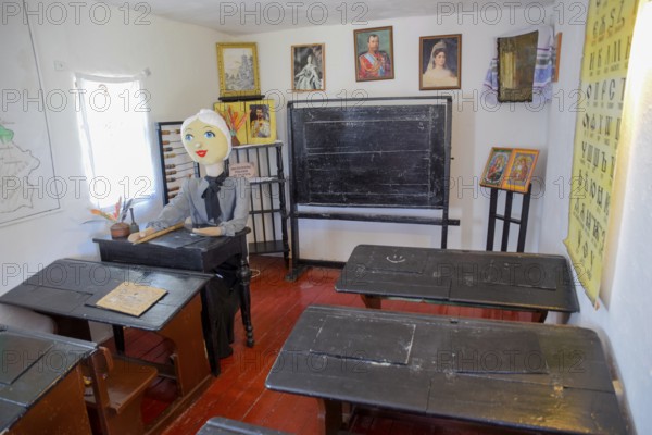 Training class in an old Cossack school. Taman, Krasnodar Krai, Russia