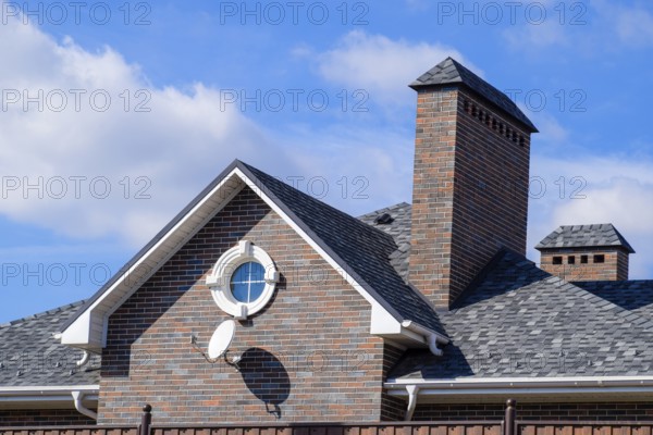 Asphalt shingle. Atyrau, Kazakhstan