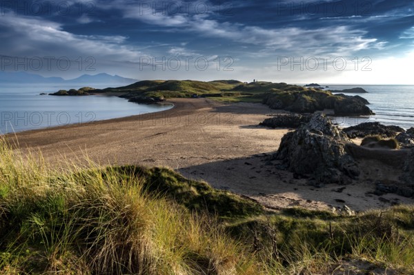 Island Ynys Llanddwyn At Newborough Beach At The Atlantic Coast Of North Wales, United Kingdom