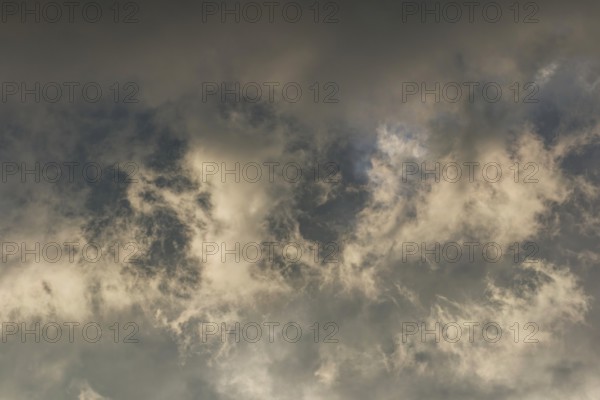 Sky with cloud formations, Province of Quebec, Canada