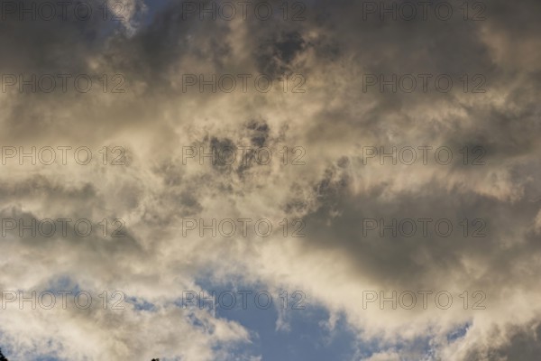 Sky with cloud formations, Province of Quebec, Canada