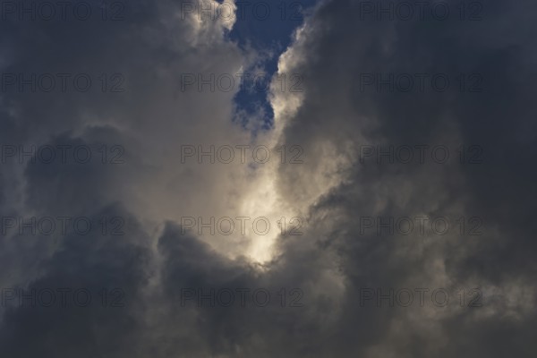 Sky with cloud formations, Province of Quebec, Canada