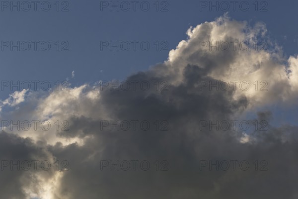 Sky with cloud formations, Province of Quebec, Canada