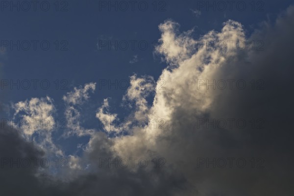 Sky with cloud formations, Province of Quebec, Canada
