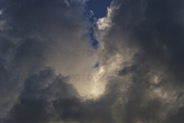Sky with cloud formations, Province of Quebec, Canada