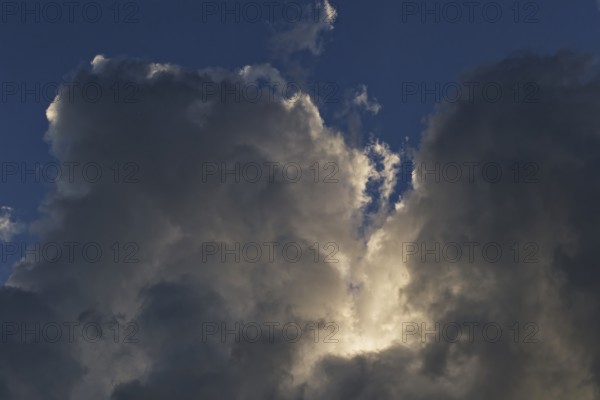 Sky with cloud formations, Province of Quebec, Canada