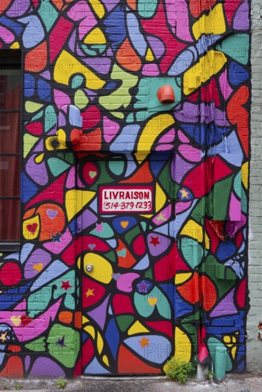 Urban-Art, wall murals, Montreal, Province of Quebec, Canada