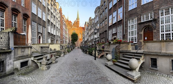 Frauengasse, Ulica Mariacka, Gdansk, Gdansk, Poland