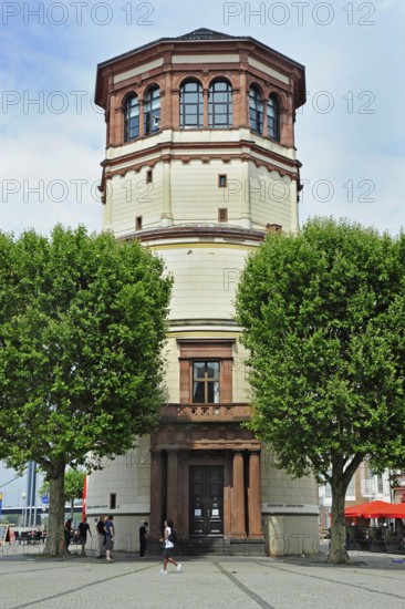 Castle tower on Burgplatz, Old Town, Düsseldorf, Rhineland, North Rhine-Westphalia, North Rhine-Westphalia, Germany