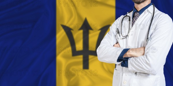 Barbados national health system. Barbados health and medical insurance concept