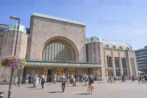 Central Station, Helsingin Päärautatieasema, Kaivokatu, Old Town, Helsinki, Finland