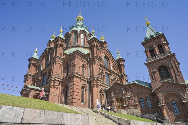 Uspenski Cathedral, Pormestarin Channel, Old Town, Helsinki, Finland