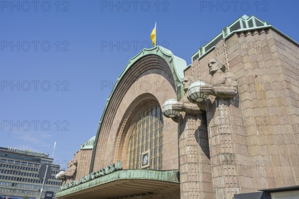 Central Station, Helsingin Päärautatieasema, Kaivokatu, Old Town, Helsinki, Finland