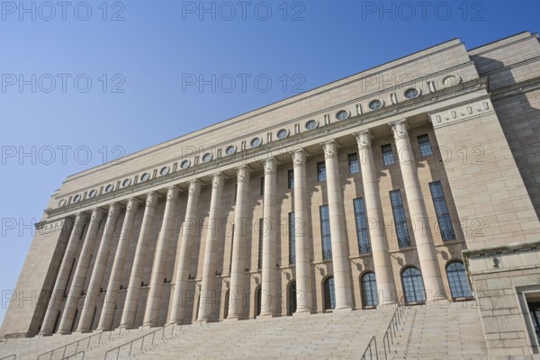 National Parliament, Eduskuntatalo Parliament Building, Mannerheimintie, Helsinki, Finland