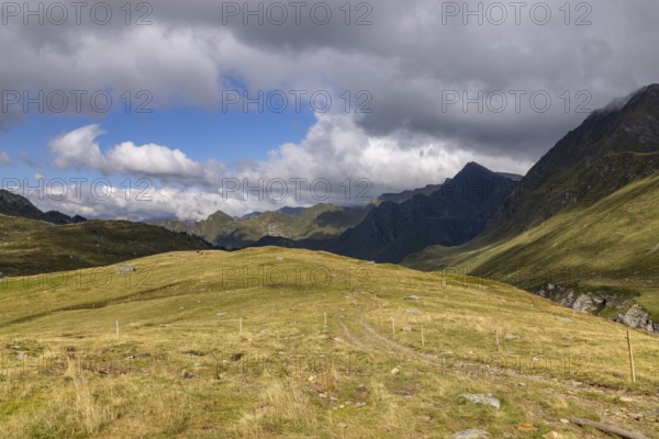 Alpe Carorescio with Piano Grande plateau, Quinto, Ticino, Switzerland