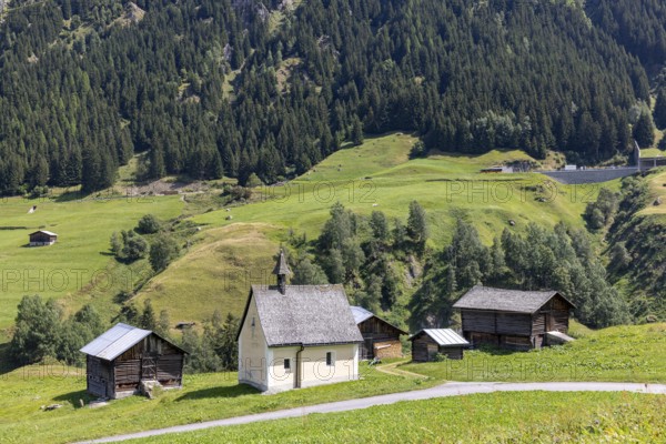 Chapel of S. Giusep, Pali, Val Medel, Curaglia, Grisons, Switzerland