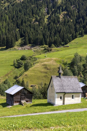 Chapel of S. Giusep, Pali, Val Medel, Curaglia, Grisons, Switzerland