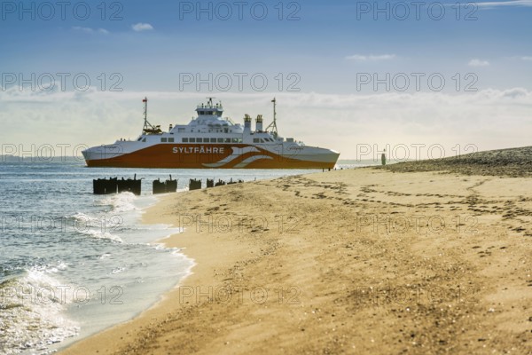 Ferry, ferry boat, North Sea, Denmark to Sylt
