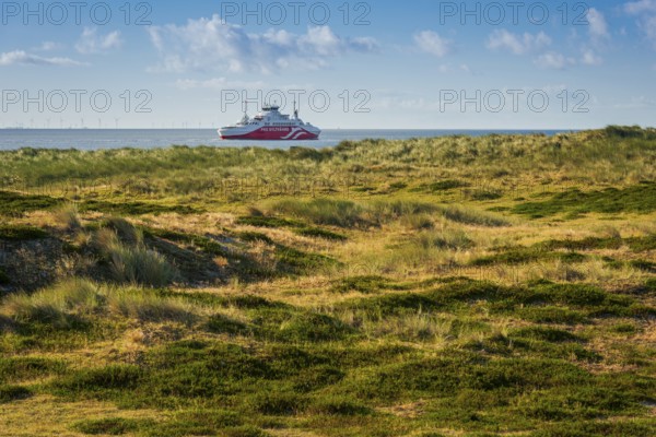Ferry, ferry boat, North Sea, Denmark to Sylt