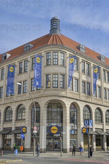 LIDL store in the former Karstadt department stores', Tempelhofer Damm, Kaiserin-Augusta-Straße, Tempelhof, Tempelhof-Schöneberg, Berlin, Germany