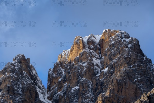 Detailed view of the Sorapis mountain group, Punta Sorapiss, Dolomites, South Tyrol, Italy