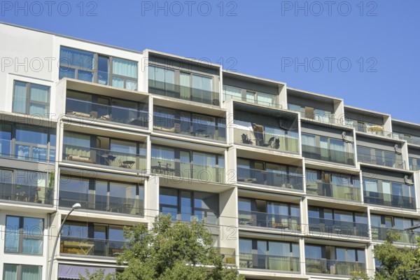 Residential building, new build, Danziger Straße, Prenzlauer Berg, Pankow, Berlin, Germany
