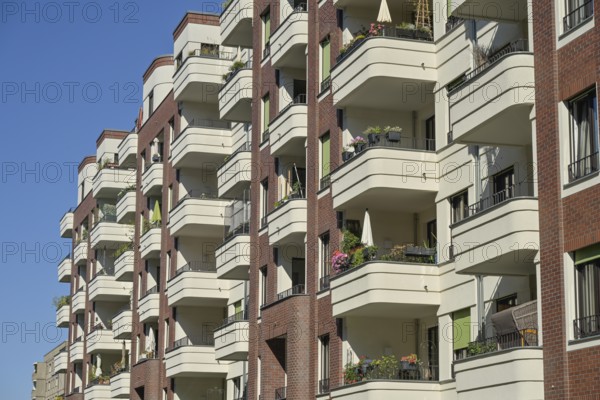 Residential building, new build, Ella-Kay-Straße, Prenzlauer Berg, Pankow, Berlin, Germany