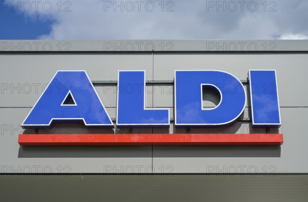 Logo Aldi Nord supermarket, Berlin, Germany