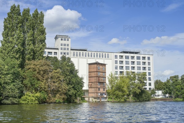 Former imperial type warehouse, loft depot, Havel, Eiswerder Island, Hakenfelde, Spandau, Berlin, Germany
