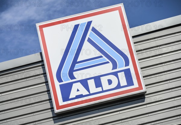 Logo Aldi Nord supermarket, Berlin, Germany