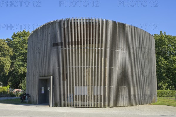 Chapel of Reconciliation, Berlin Wall Memorial, Bernauer Straße, Mitte district, Berlin, Germany