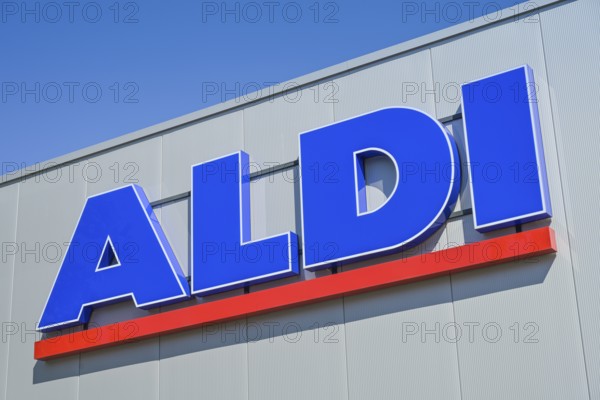 Logo Aldi Nord supermarket, Berlin, Germany