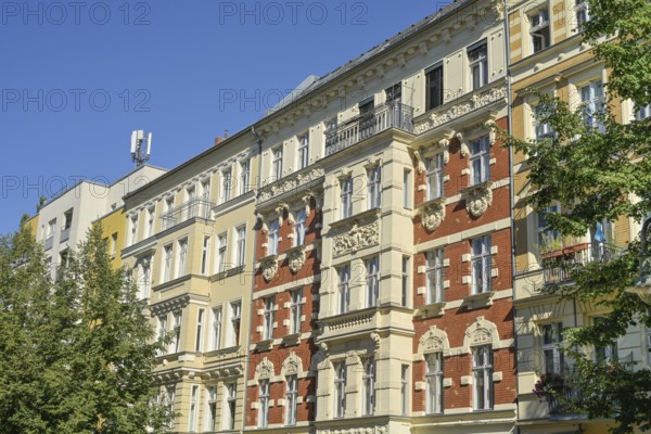Old building, residential building, Rykestraße, Prenzlauer Berg, Pankow, Berlin, Germany