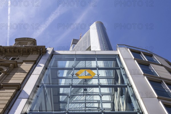 Commerzbank Head Office Frankfurt in the Commerzbank Tower Germany's tallest skyscraper in Frankfurt am Main, Germany