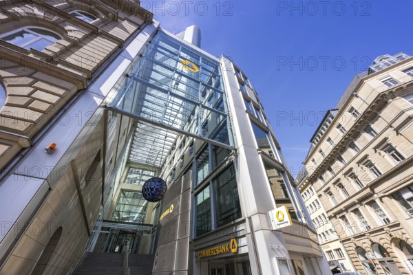 Commerzbank Head Office Frankfurt in the Commerzbank Tower Germany's tallest skyscraper in Frankfurt am Main, Germany
