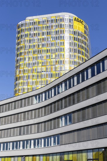ADAC headquarters modern architecture building in Munich, Germany